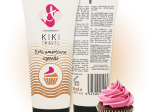 KIKÍ TRAVEL - GEL DESLIZANTE SABOR A TARTA AMERICANA CUPCAKE 50 ML - Imagen 2