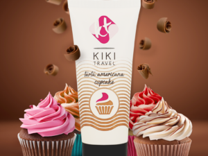 KIKÍ TRAVEL - GEL DESLIZANTE SABOR A TARTA AMERICANA CUPCAKE 50 ML - Imagen 5