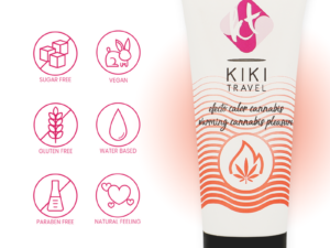 KIKÍ TRAVEL - GEL DESLIZANTE SABOR A CANNABIS EFECTO CALOR INTENSO 50 ML - Imagen 4