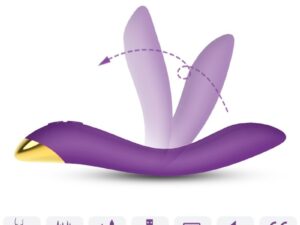 ARMONY - FLAMINGO VIBRADOR MULTIPOSICION VIOLETA - Imagen 1