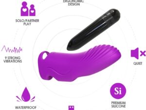 ARMONY - AURORA VIBRADOR DEDAL VIOLETA - Imagen 3
