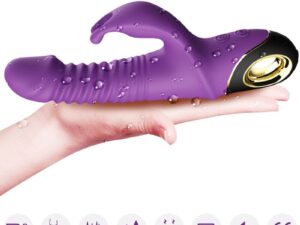 ARMONY - ZING DILDO VIBRADOR RABBIT VIOLETA - Imagen 4