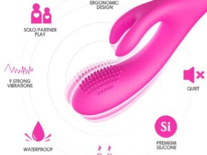 ARMONY - VIBRADOR RABBIT FUCSIA - Imagen 3