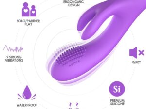 ARMONY - VIBRADOR RABBIT VIOLETA - Imagen 3