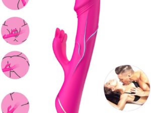 ARMONY - DILDO VIBRADOR RABBIT SILICONA FUCSIA - Imagen 2