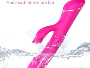 ARMONY - DILDO VIBRADOR RABBIT SILICONA FUCSIA - Imagen 3