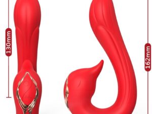 ARMONY - DELFIN VIBRADOR MULTIPOSICION  EFECTO CALOR ROJO - Imagen 2