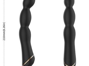 ARMONY - BAMBU VIBRADOR AJUSTABLE NEGRO - Imagen 1