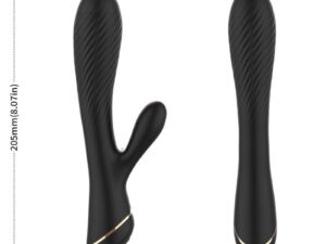 ARMONY - VIBRADOR RABBIT SILICONA NEGRO - Imagen 3