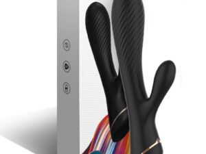 ARMONY - VIBRADOR RABBIT SILICONA NEGRO - Imagen 4