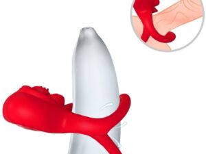 ARMONY - ANILLO VIBRADOR CORAZÓN ROJO - Imagen 2