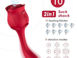 ARMONY - ROSELOVER SUCCIONADOR CLITORIS  ESTIMULADOR ROJO - Imagen 2