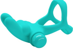 PRETTY LOVE - DANTE ANILLO VIBRADOR RABBIT VERDE - Imagen 3
