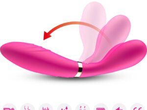 ARMONY - Y-WAND MASAJEADOR  VIBRADOR CABEZA DOBLE FUCSIA - Imagen 3
