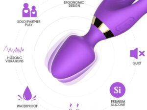 ARMONY - MASAJEADOR  VIBRADOR RABBIT VIOLETA - Imagen 3