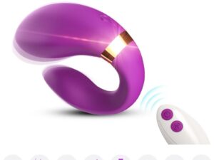 ARMONY - CRESCENT VIBRADOR PAREJA CONTROL REMOTO VIOLETA - Imagen 1