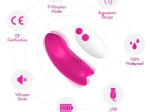 ARMONY - BUTTERFLY PANTIES VIBRADOR CONTROL REMOTO ROSA - Imagen 3
