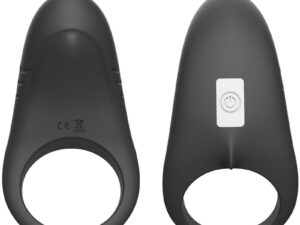 ARMONY - SHARK ANILLO VIBRADOR PAREJAS CONTROL REMOTO NEGRO - Imagen 3