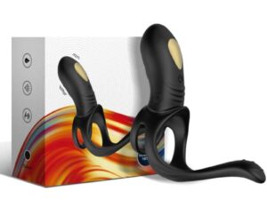 ARMONY - JOY JUMPER ANILLO VIBRADOR PAREJAS  PLUG ANAL NEGRO - Imagen 3