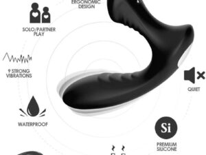 ARMONY - STORM VIBRADOR ANAL PROSTATA  PLUG CONTROL REMOTO NEGRO - Imagen 1