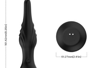 ARMONY - VIBRADOR  PLUG ANAL CONTROL REMOTO NEGRO - Imagen 3