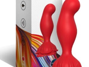 ARMONY - ROSA VIBRADOR  PLUG ANAL CONTROL REMOTO ROJO - Imagen 5