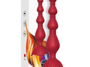 ARMONY - ROSA VIBRADOR PAGODA  PLUG ANAL ROJO - Imagen 4