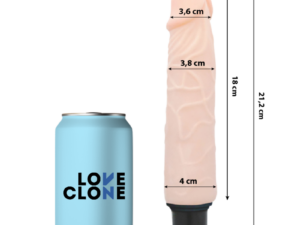 LOVECLONE - FINN VIBRADOR REALISTICO SELF LUBRICATION 21.2 CM -O- 3.8 CM - Imagen 1