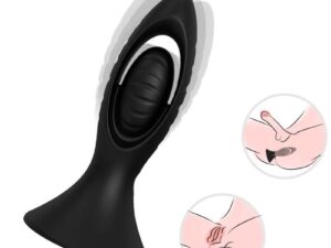 ARMONY - VIBRADOR  PLUG ANAL SILICONA NEGRO - Imagen 2