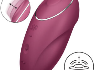 SATISFYER - TAP  CLIMAX 1 VIBRADOR LAY-ON ROJO - Imagen 4