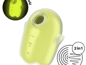 SATISFYER - GLOWING GHOST AIR PULSE  VIBRADOR AMARILLO - Imagen 4