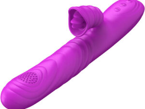 ARMONY - ANGELIA VIBRADOR MULTIFUNCION CON LENGUA ESTIMULADORA EFECTO CALOR VIOLETA - Imagen 4