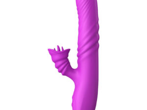 ARMONY - ANGELIA VIBRADOR MULTIFUNCION DOBLE LENGUA EFECTO CALOR VIOLETA - Imagen 3