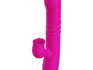 ARMONY - FANNY VIBRADOR MULTIFUNCION DOBLE LENGUA EFECTO CALOR FUCSIA - Imagen 1