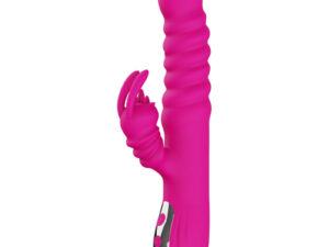 ARMONY - VIBRADOR MULTIFUNCION RABBIT DOBLE LENGUA EFECTO CALOR FUCSIA - Imagen 5