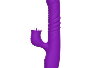 ARMONY - FULLY GSPOT VIBRADOR RABBIT CON LENGUA ESTIMULADORA EFECTO CALOR VIOLETA - Imagen 4