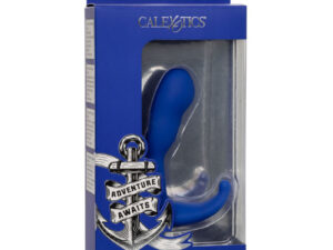 CALEXOTICS - ADMIRAL CURVED ESTIMULADOR  VIBRADOR ANAL AZUL - Imagen 5