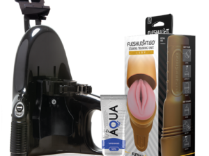 FLESHLIGHT - STAMINA GO TRAINING UNIT LADY + UNIVERSAL LAUNCH + LUBRICANTE AQUA QUALITY 50 ML - Imagen 1