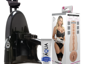 FLESHLIGHT - MIA MALKOVA VAGINA LVL UP + UNIVERSAL LAUNCH + LUBRICANTE AQUA QUALITY 50 ML - Imagen 1