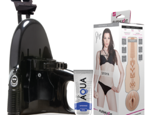 FLESHLIGHT - VAGINA STOYA DESTROYA + UNIVERSAL LAUNCH + LUBRICANTE AQUA QUALITY 50 ML - Imagen 1