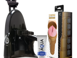 FLESHLIGHT - PINK LADY STAMINA TRAINING UNIT + UNIVERSAL LAUNCH + LUBRICANTE AQUA QUALITY 50 ML - Imagen 1