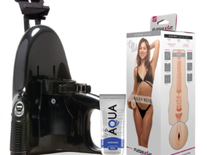 FLESHLIGHT - VAGINA RILEY REID UTOPIA + UNIVERSAL LAUNCH + LUBRICANTE AQUA QUALITY 50 ML - Imagen 1