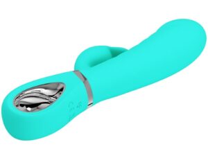 PRETTY LOVE - PRESCOTT VIBRADOR PUNTO G MULTIFUNCIÓN VERDE AGUA - Imagen 4