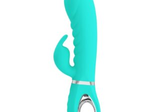 PRETTY LOVE - PRESCOTT VIBRADOR PUNTO G MULTIFUNCIÓN VERDE AGUA - Imagen 1