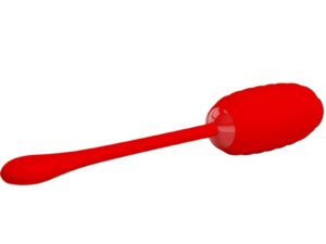 PRETTY LOVE - KIRK HUEVO VIBRADOR RECARGABLE ROJO - Imagen 4