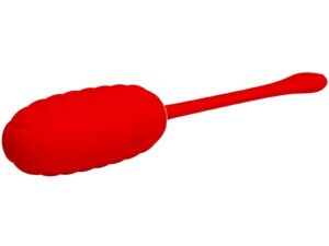 PRETTY LOVE - KIRK HUEVO VIBRADOR RECARGABLE ROJO - Imagen 5