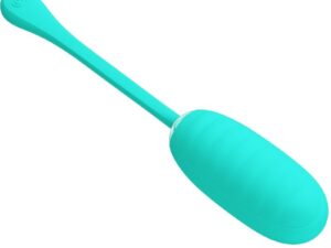 PRETTY LOVE - KIRK HUEVO VIBRADOR RECARGABLE VERDE AGUA - Imagen 5
