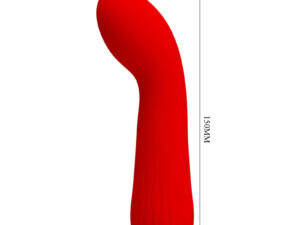 PRETTY LOVE - FAUN VIBRADOR RECARGABLE ROJO - Imagen 5