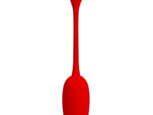 PRETTY LOVE - KNUCKER HUEVO VIBRADOR RECARGABLE ROJO - Imagen 5