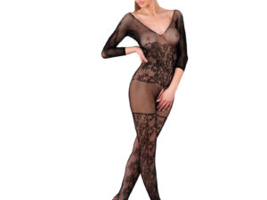 LIVCO CORSETTI FASHION - CELDON BODYSTOCKING CROTCHLESS NEGRO TALLA ÚNICA - Imagen 1